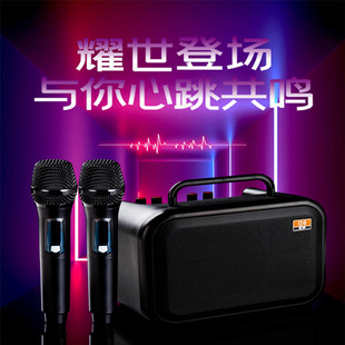 芝声E400无线蓝牙扩音器二胡笛子电管大功率扩音广场舞唱歌音响