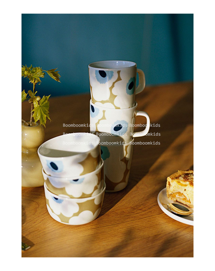 生活的诗 国现正品Marimekko北欧芬兰高端家居品牌陶瓷花卉马克杯