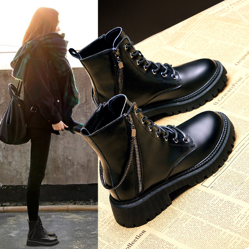 鞋子2020新款女马丁靴