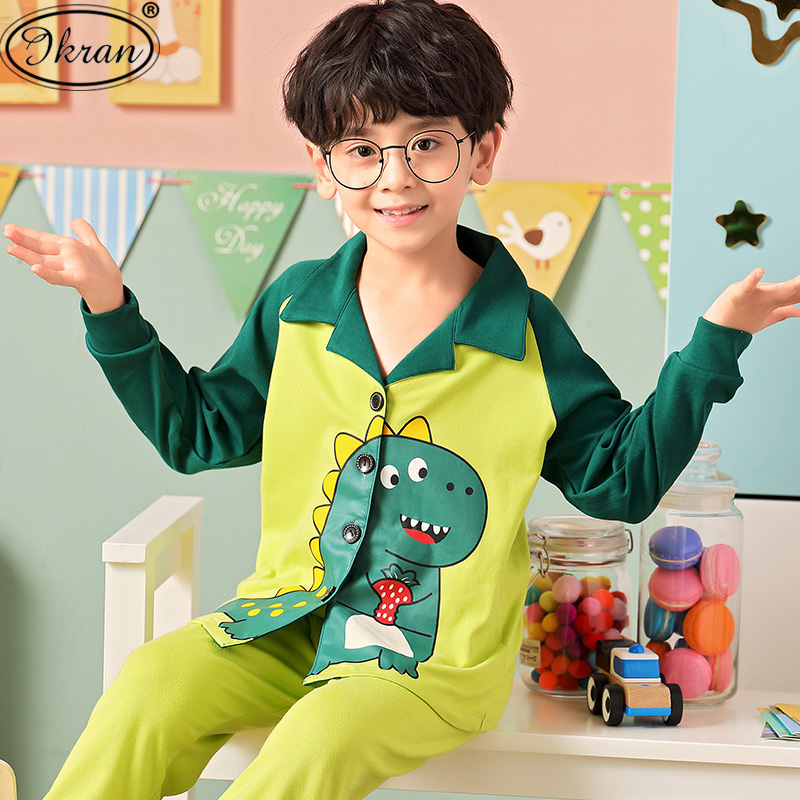 2020 new pattern children pajamas Long sleeve pure cotton Spring and autumn season Cartoon boy Boy CUHK Home Furnishings suitin the Children/Baby/Family fitted , Children tracksuit , Home service package category - from Buy2taobao.com to provide professional Taobao agent buy service