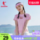 中国乔丹运动短袖T恤女士2024夏季新款潮流休闲轻薄透气上衣t恤女