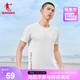 中国乔丹运动短袖T恤衫男2024夏季新款男士轻薄透气运动跑步短t
