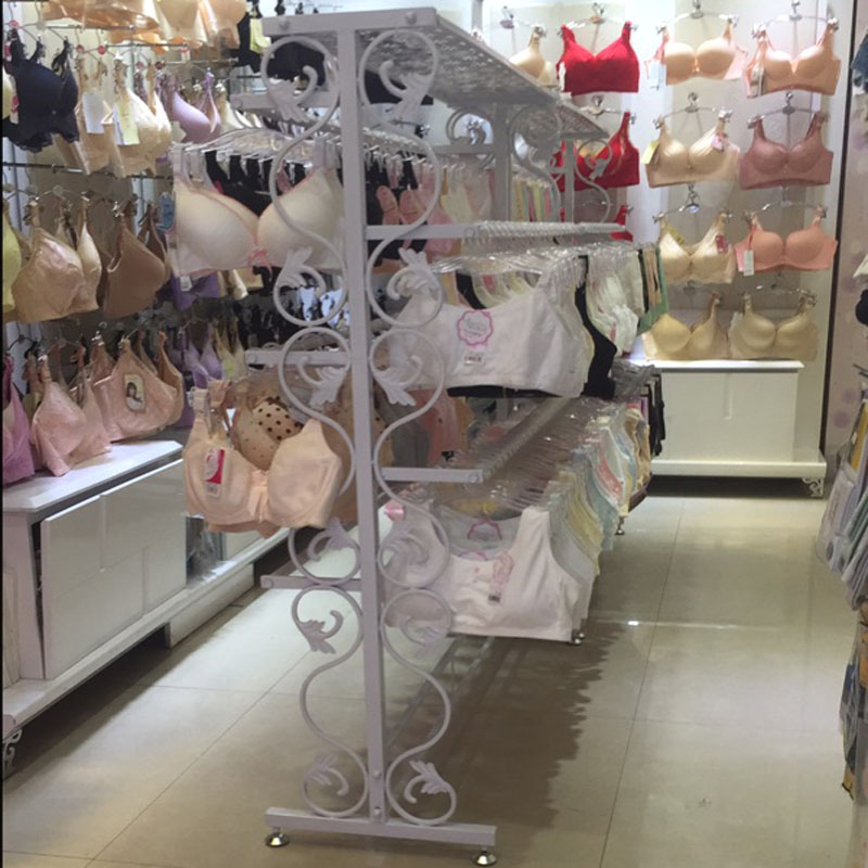 铁艺内衣店货架落地式内衣内裤展示架文胸短裤陈列组合多功能架子
