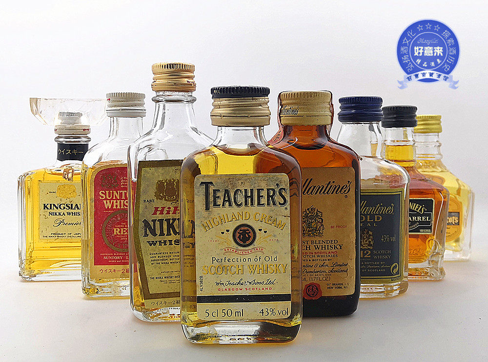 whisky苏格兰威士忌日威扁瓶系列50ml小酒多款选择威士忌