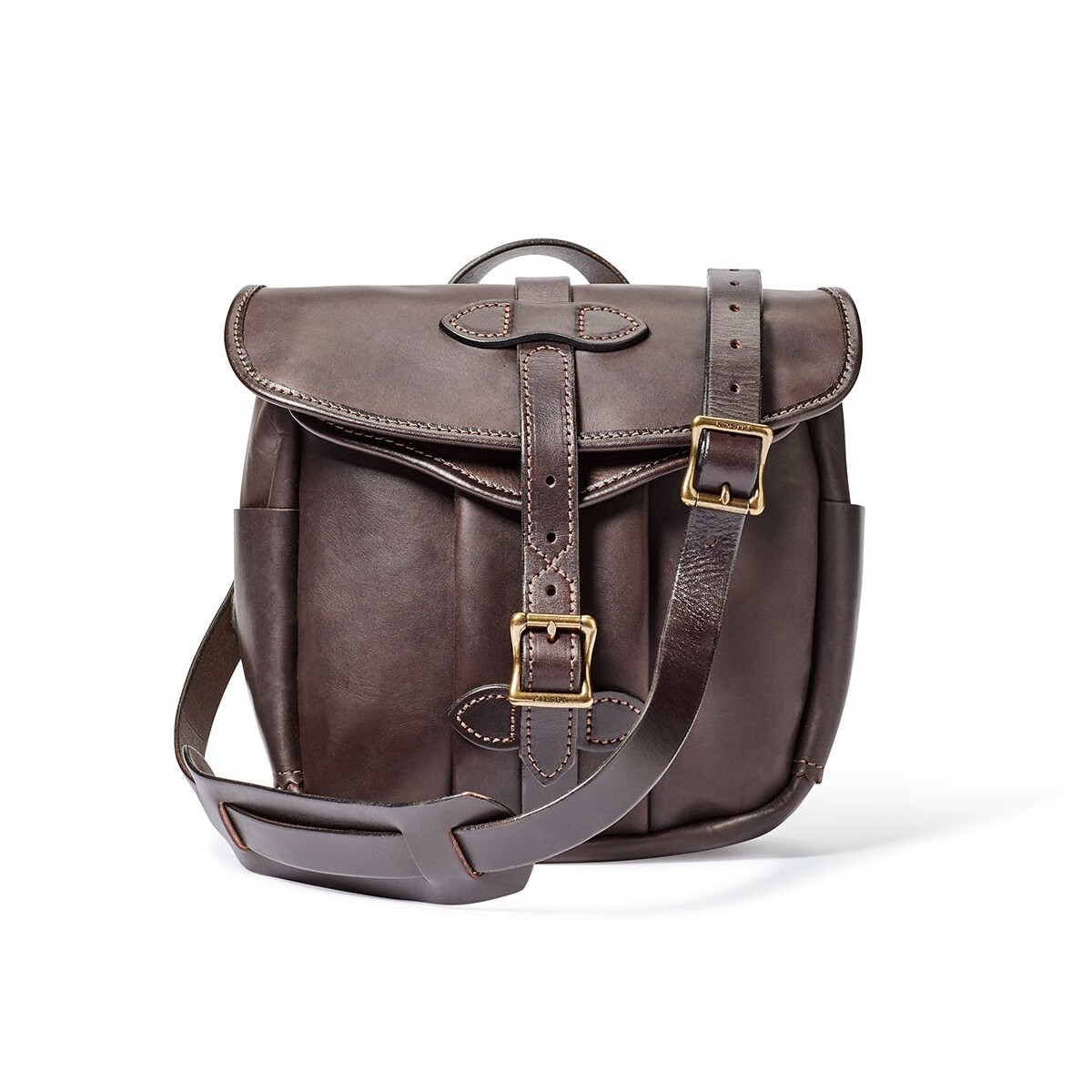 filson 牛皮 手工 邮差包 限量 纯皮版 70230 美国制造