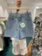 现货 韩国东大门代购23夏lissome女士时尚不开衩牛仔短裤超好版型