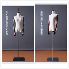 新品模特道具女半身人体橱窗展示架活动手网店拍摄铸铁大方板底座