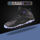 库客Air Jordan 10 Retro Paris 黑紫(GS) 运动鞋310806-018