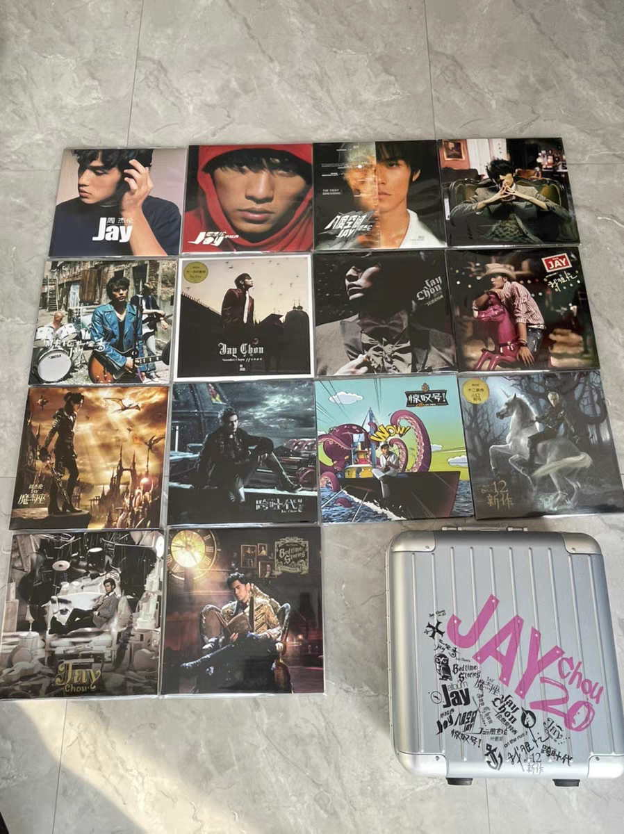 现货顺丰包邮正版jay周杰伦黑胶唱片lp专辑20周年套装收藏箱