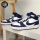 耐克Nike Court Borough Mid 2黑曜石小AJ中帮女子板鞋CD7782-107