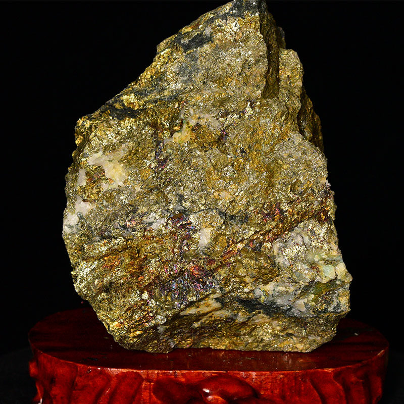 黄金色泽形状好适合书房办公桌摆放中型金石摆件f19