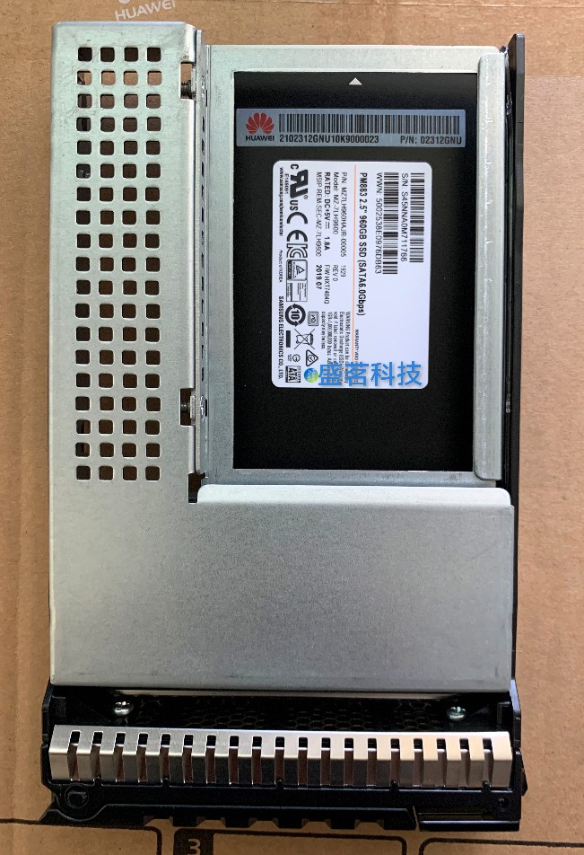 华为 RH2288H V5 V3 服务器固态硬盘 960G SSD SATA 3.5 02312GNU