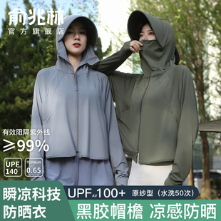 UPF100冰丝防晒衣女款夏季2024新款防紫外线小个子短款开衫防晒服