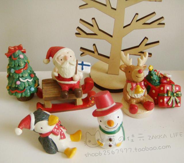 ZAKKA树脂可爱圣诞节系列淘气快乐圣诞拍摄道具
