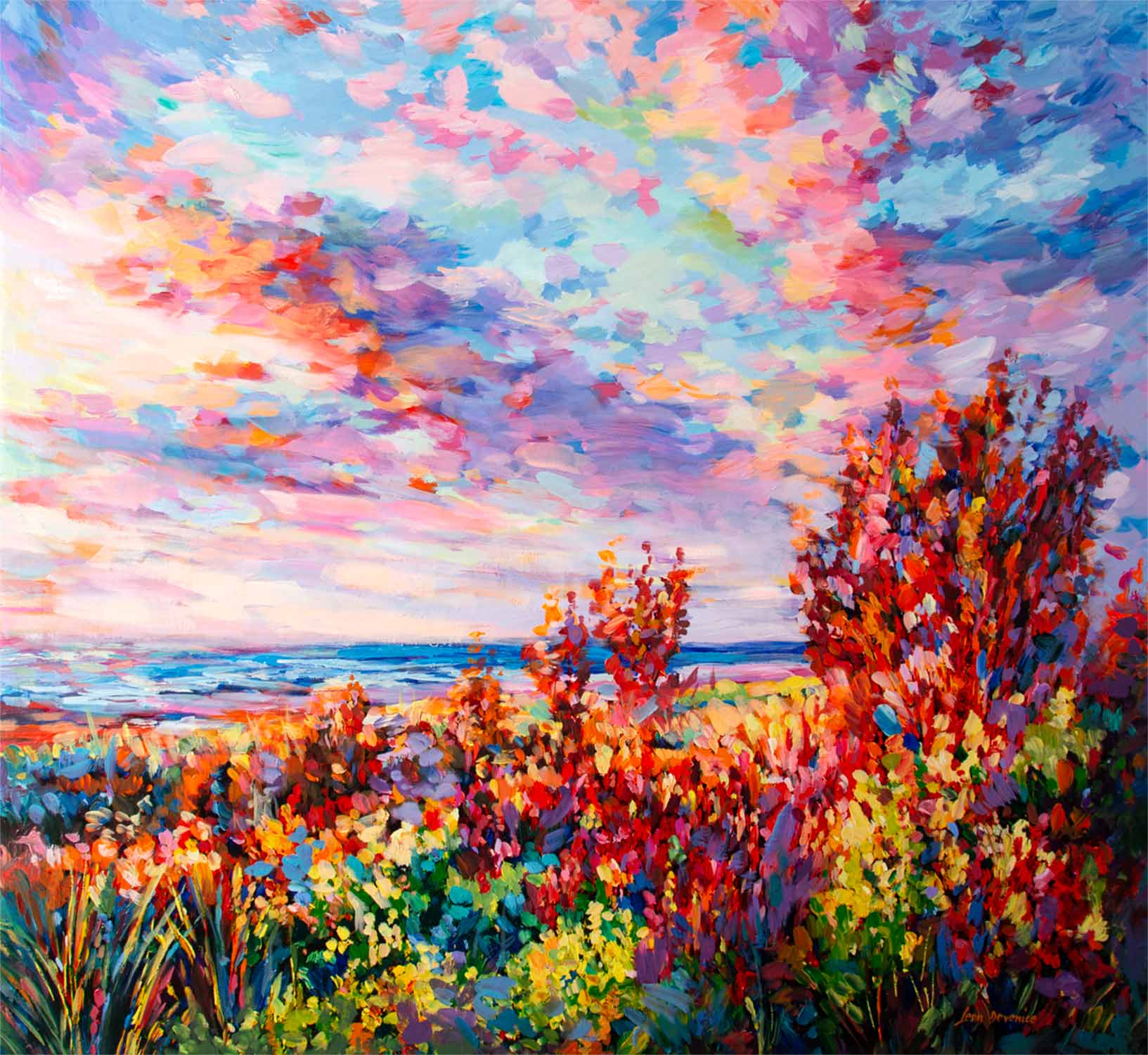 利昂德文尼采leon devenice美国印象派绘画临摹装饰素材jpg大图