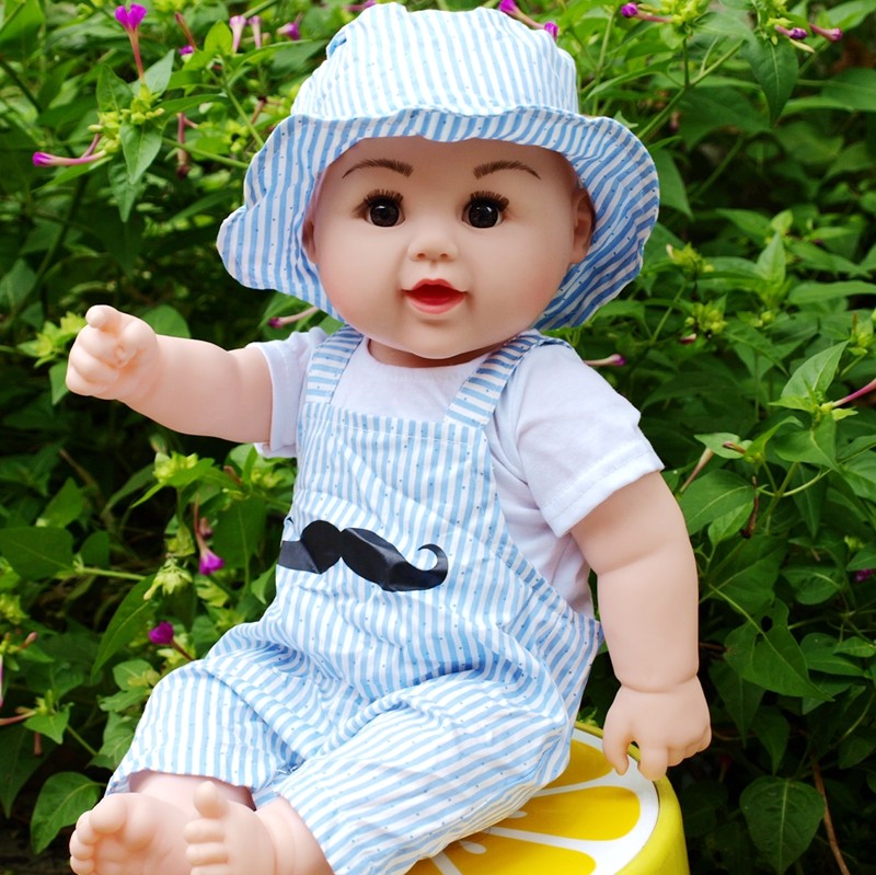 正品奈宝尼尔仿真娃娃男孩过家家玩具洋娃娃包邮赠衣服配件