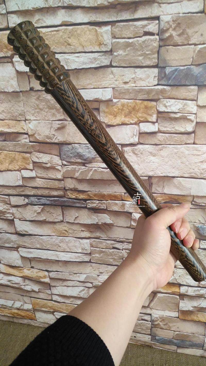 袖锤 健身按摩锤 棒槌 敲背拍打 防身武器木棍 锻炼 鸡翅木打狗棒