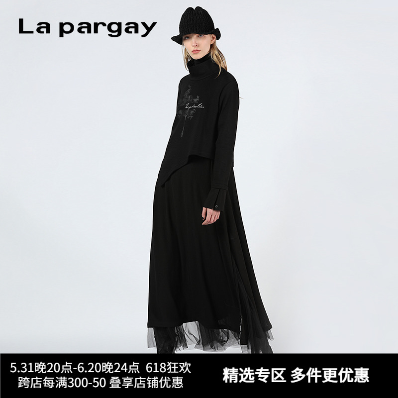 Lapargay纳帕佳新款秋假两件