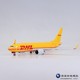 【带轮子】货机飞机模型收藏波音737仿真拼装民航礼物礼品DHL