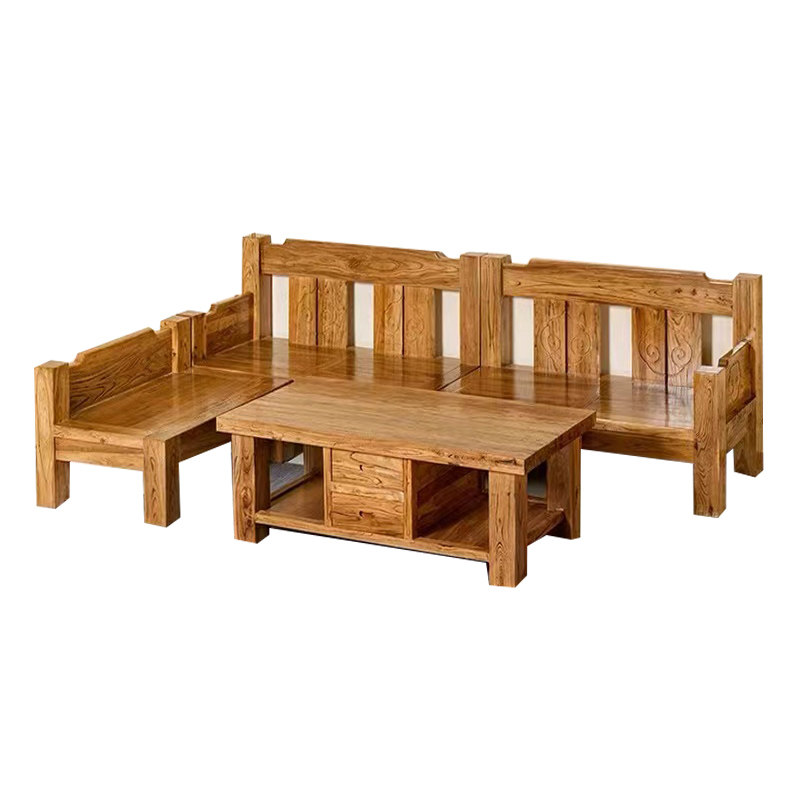 仿古全实木沙发