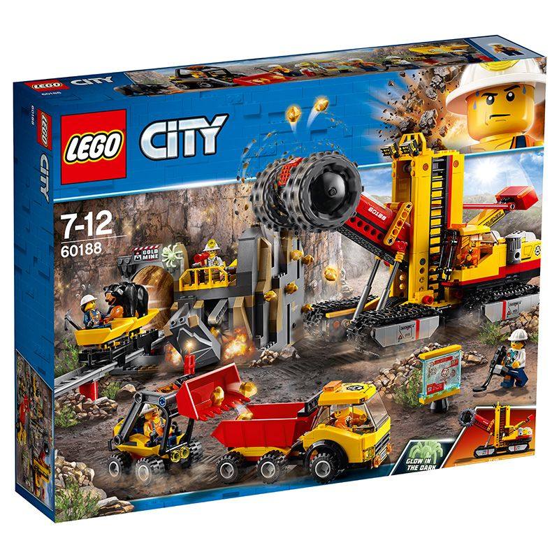 热销乐高2018城市_乐高lego 城市系列 60188采矿专家基地 益智拼装