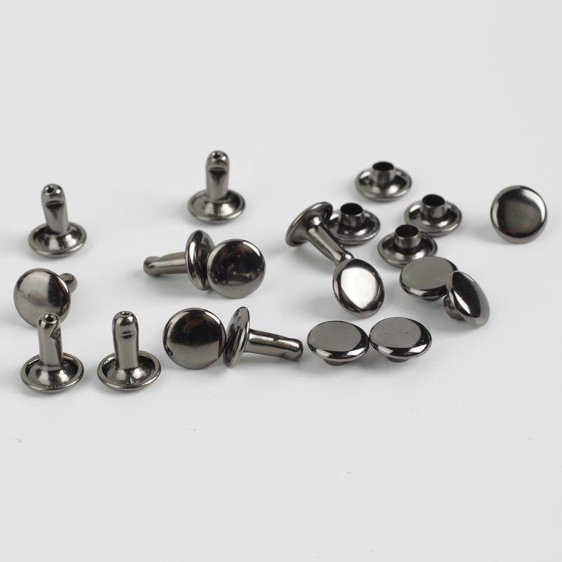 8mm圆形光面双面铆钉子母撞钉纽扣钉手工diy箱包包带子配件51辅料