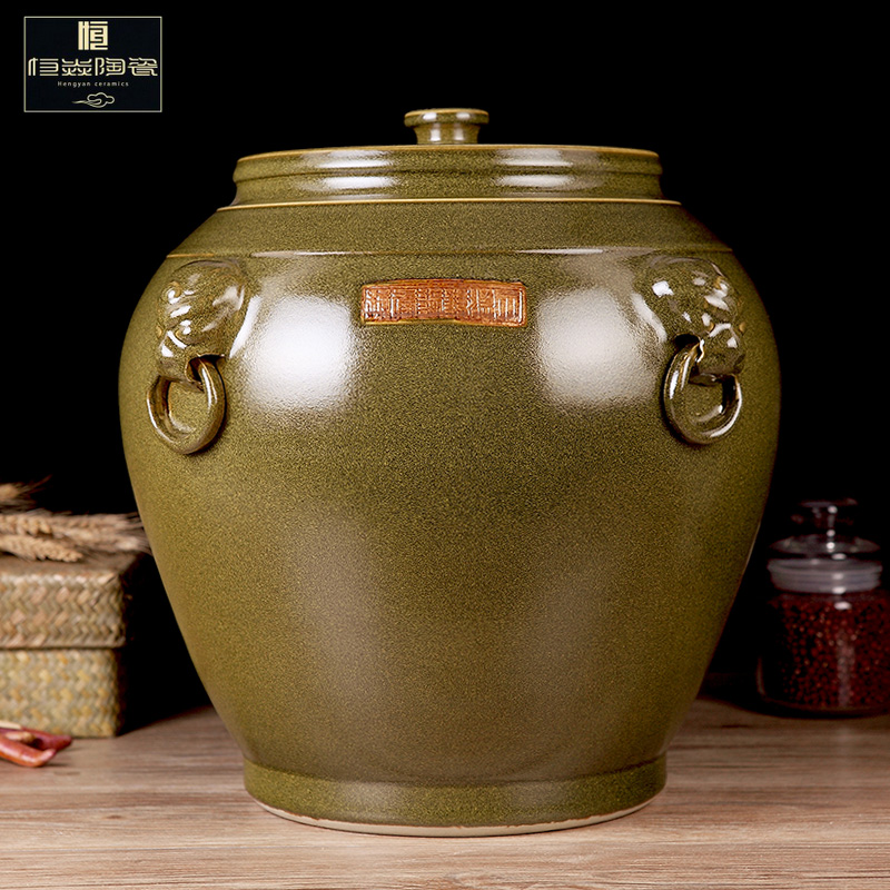 Rice VAT ceramics Moisture-proof seal up With cover 50 household Wine jar Water tank Kimchi Chu m barrels 30in the Kitchen/Cooking utensils , Kitchen Gadgets/Kitchen storage , Storage jars/Kitchen storage containers , M barrels/Migang category - from Buy2taobao.com to provide professional Taobao agent buy service