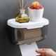 卫生间厕纸盒家用防水置物免打孔多场景适用承重力强壁挂式纸巾盒