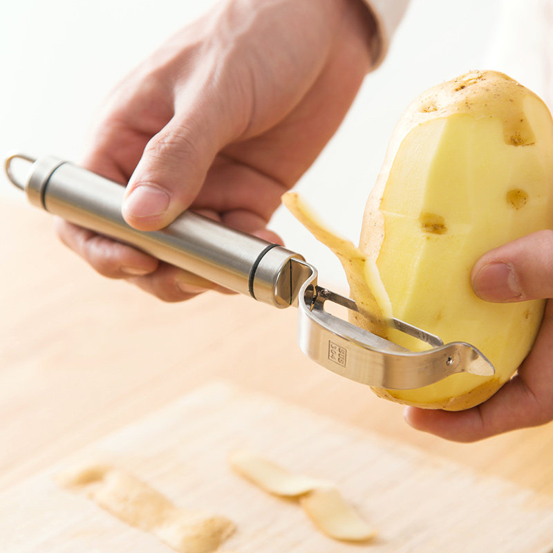 居家家水果削皮刀刮皮器土豆刨子去皮器厨房刨刀削皮器家用刮皮刀