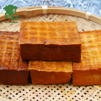 【包邮】农家自制柴火香干烟熏豆腐块豆干花桥豆腐鲜美嫩爽4大块