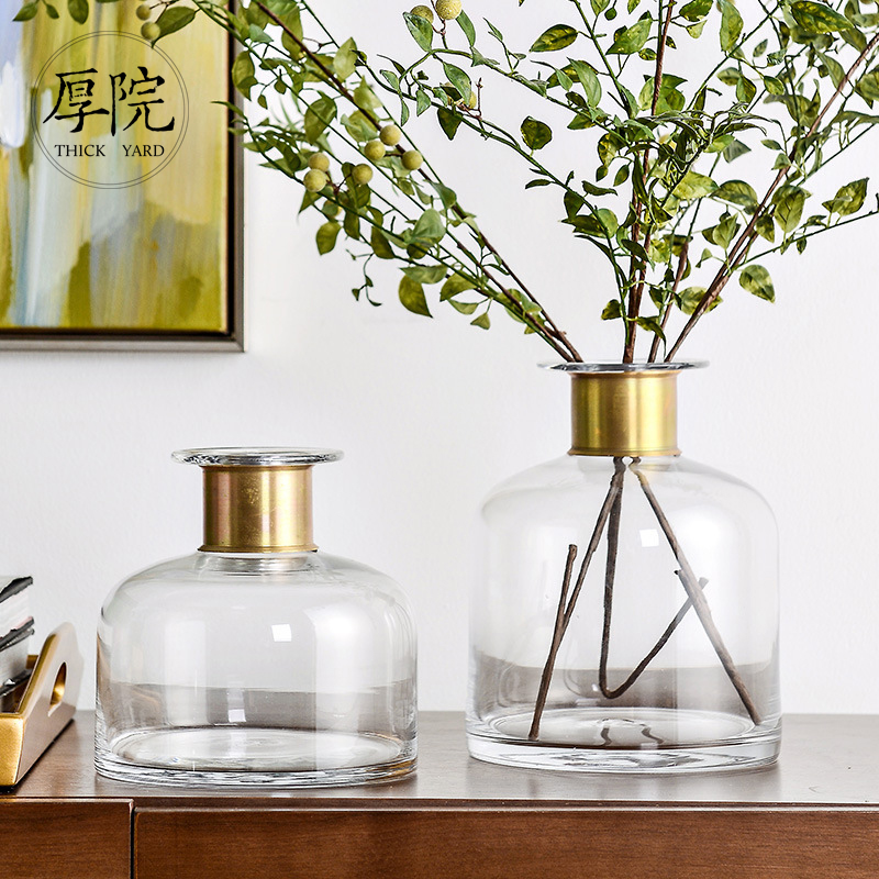 Thick hospital modern Simplicity Home Furnishing decoration Northern Europe style Albert Zona pellucida Tonghuan Glassware Decoration vasein the Home accessories , Decoration category - from Buy2taobao.com to provide professional Taobao agent buy service