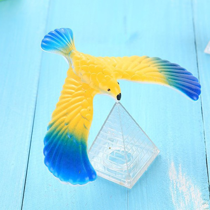 80后怀旧平衡鸟创意复古平衡鹰儿童成人大号益智重力鸟不倒翁玩具