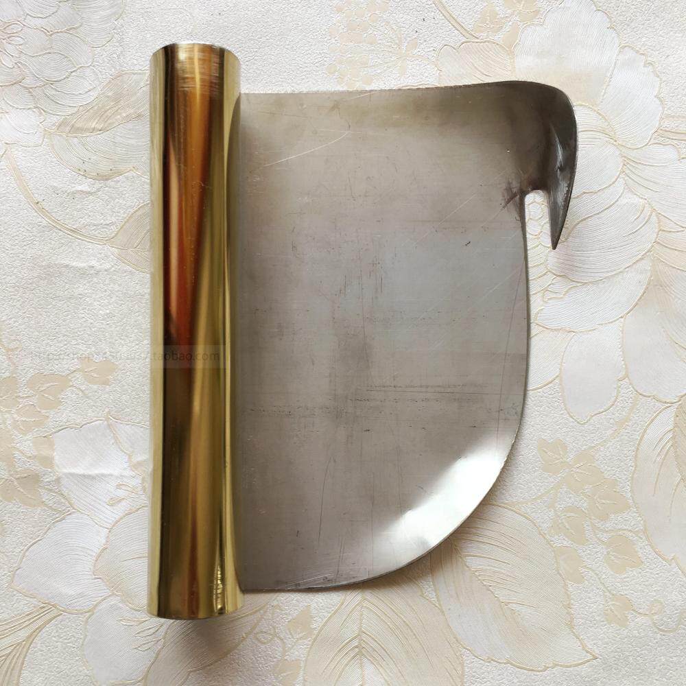 山西大同正宗不锈钢勾刀面刀 饭店专用已开刃 刀削面刀 黄钢