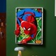 中国积木艺术生活31209神奇蜘蛛侠像素3D壁画儿童拼装玩具礼物