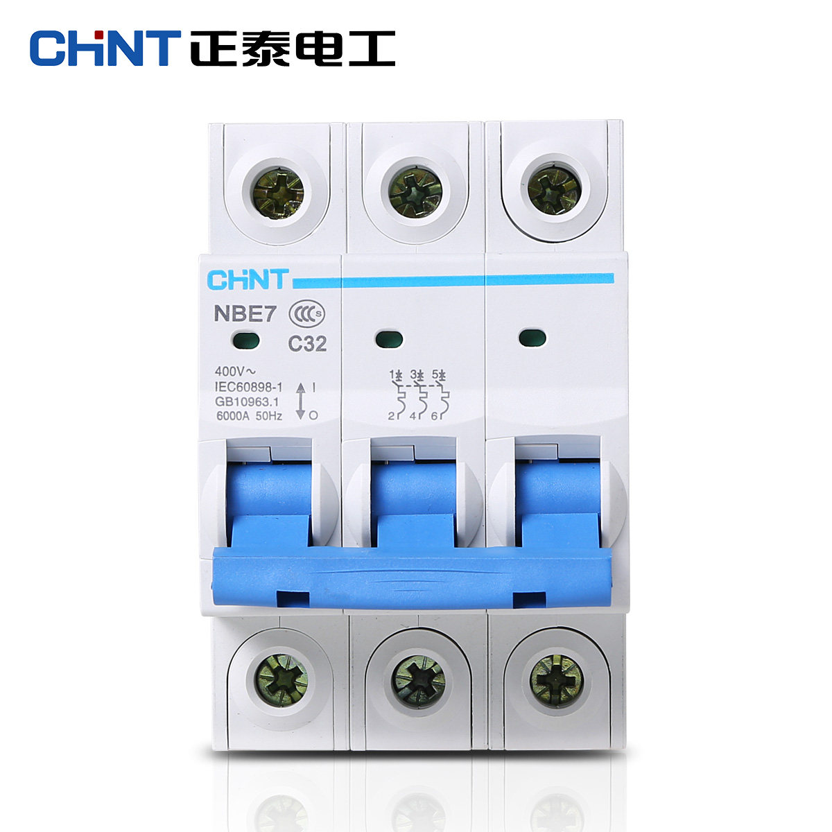 放心好店正泰小型断路器3p32ac32家用空开