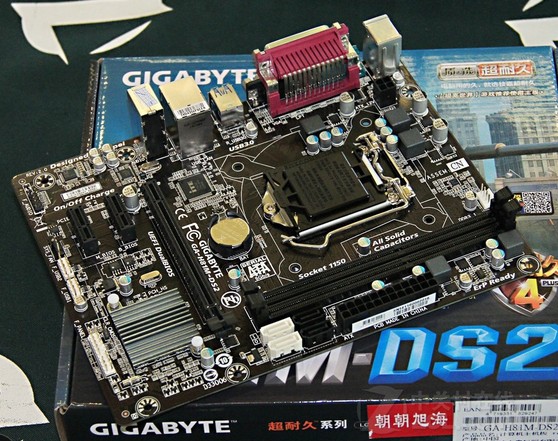 爆新 1150针Gigabyte/技嘉 H81M-DS2集成主板 H81 VGA COM DDR3