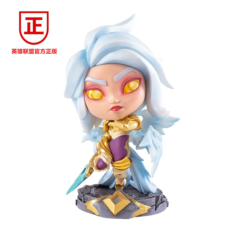 热销蝙蝠侠周边_官方正版lol英雄联盟正义天使凯尔手办q版公仔模型