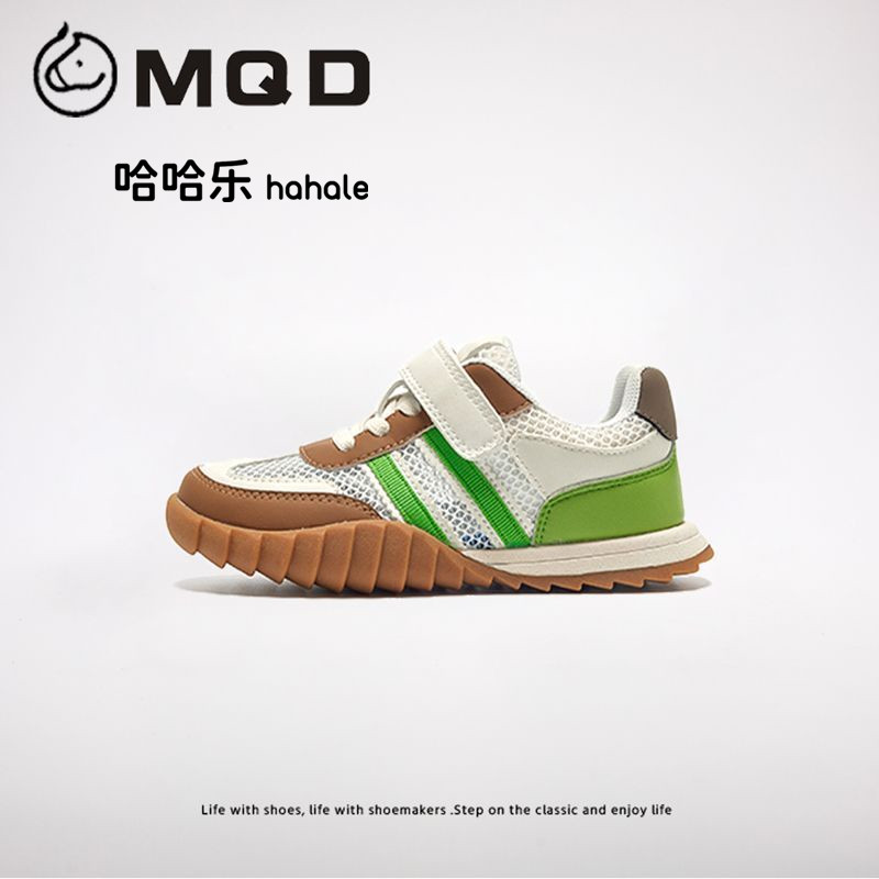 MQD儿童鞋夏季新款女童透气运动鞋网面网鞋男童阿甘鞋休闲跑步鞋