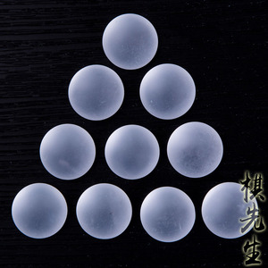 双面凸加厚五子棋大号棋子天然磨砂水晶围棋子185粒包邮送礼佳品