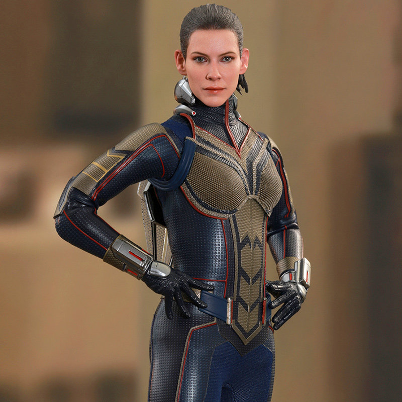 全新未拆现货hottoys漫威蚁人2-黄蜂女现身ht1/6黄蜂女模型人偶