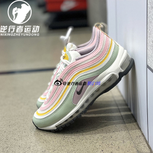 NIKE耐克女 AIR MAX 97 子弹头全掌气垫减震运动跑步鞋DH1594-001