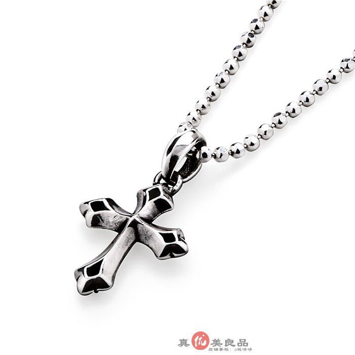 日本代购十字架项链_日本代购 bloody mary 男款复古银色十字架吊坠