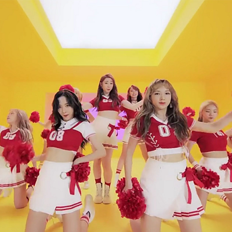 宇宙少女韩国女团同款演出服成人爵士舞台表演服啦啦队套装打歌服