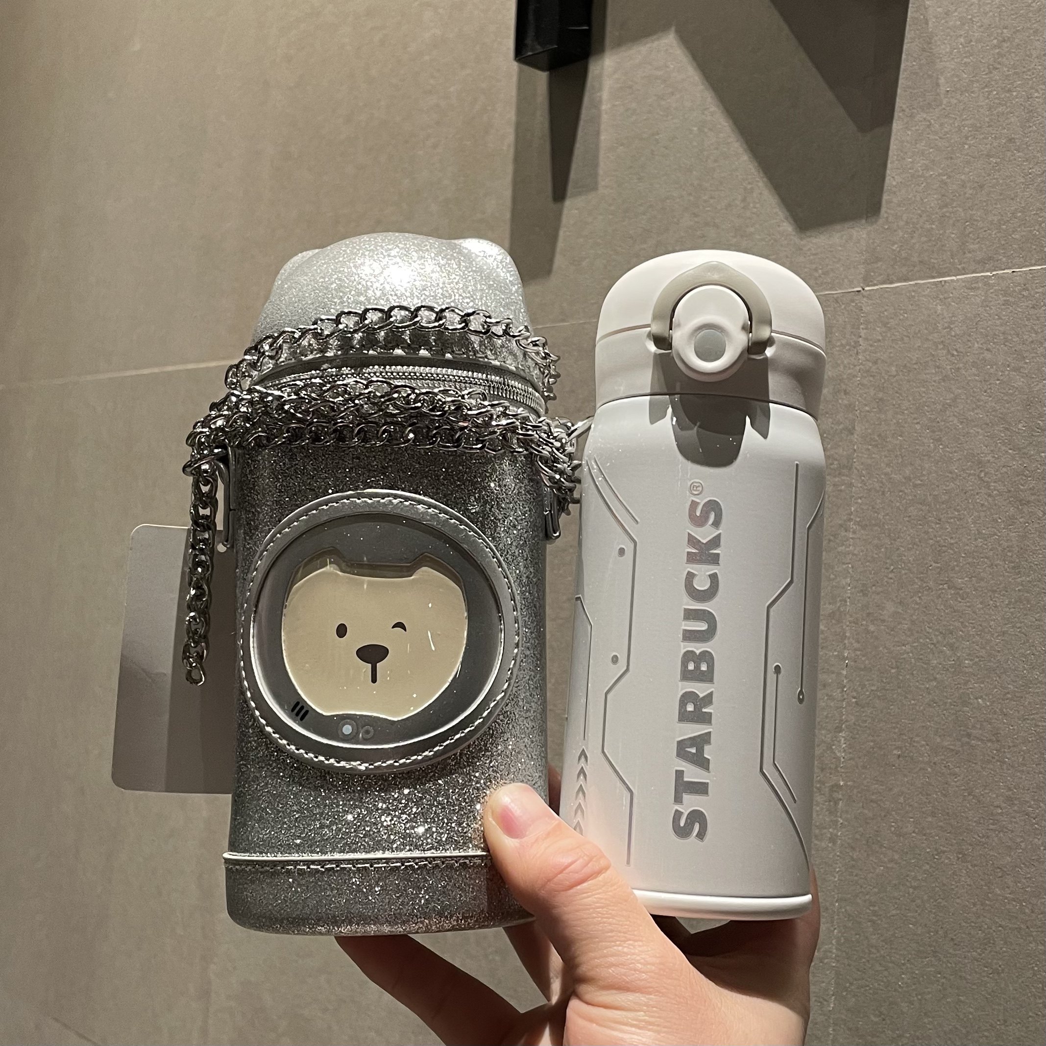 限量星巴克2021新品杯子350ml宇航员小熊款保温杯随行杯随手水杯