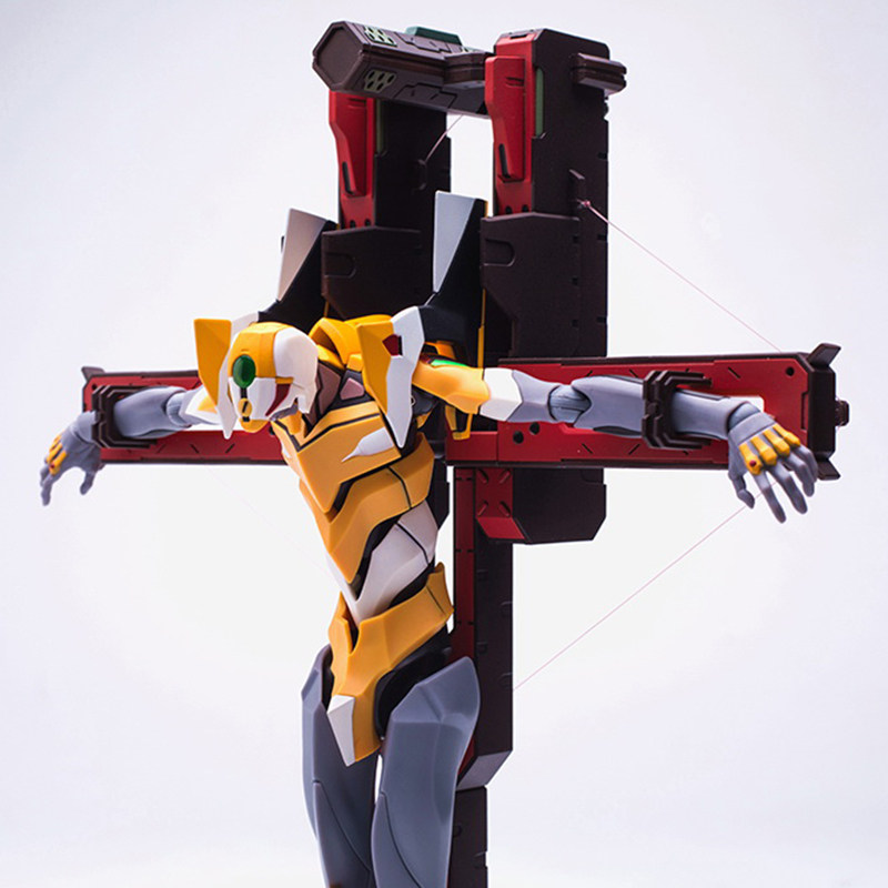 模动魂合金着色ewrgeva初号机十字架约束支架拼装模型