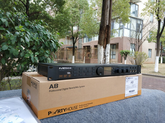原装正品partyhouse派对屋a8专业卡拉ok效果器数字混响前级防啸叫