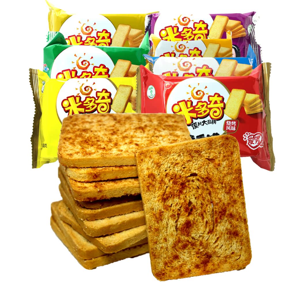 米多奇烤馍片包邮整箱50包_米多奇 烤香馍片整箱