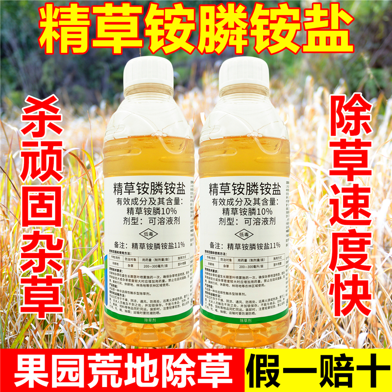 精草铵膦铵盐安胺磷除草剂果园林茶园