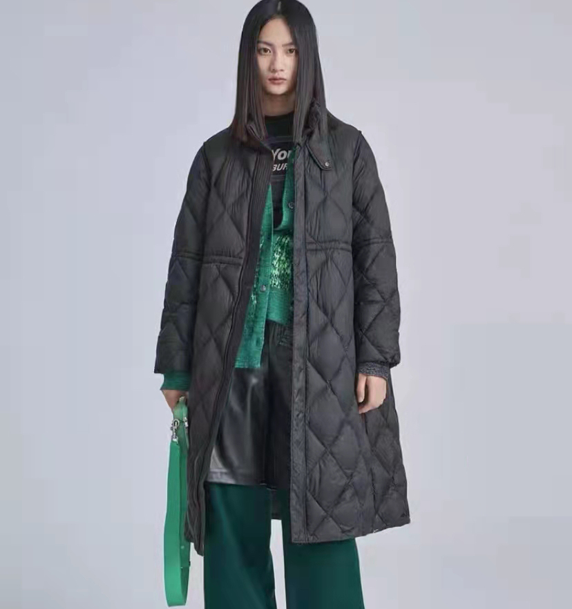 江南布衣羽绒服女长款