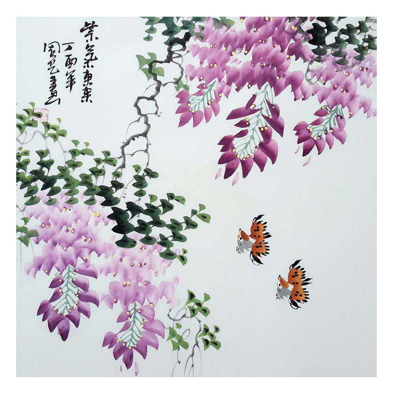 周艺《花鸟小品》职业画家